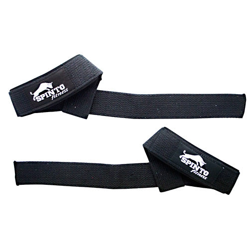Spinto USA, LLC Padded Wrist Straps - Black Cotton - - 636655966493
