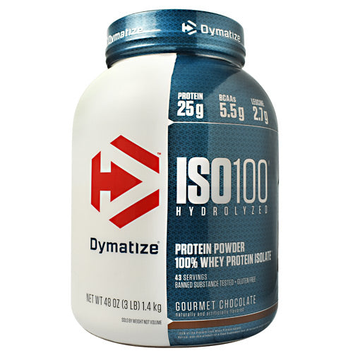 Dymatize ISO100 - Gourmet Chocolate - 3 lb - 705016353132