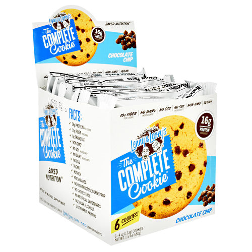 Lenny & Larrys All-Natural Complete Cookie - Chocolate Chip - 6 ea - 787692837618