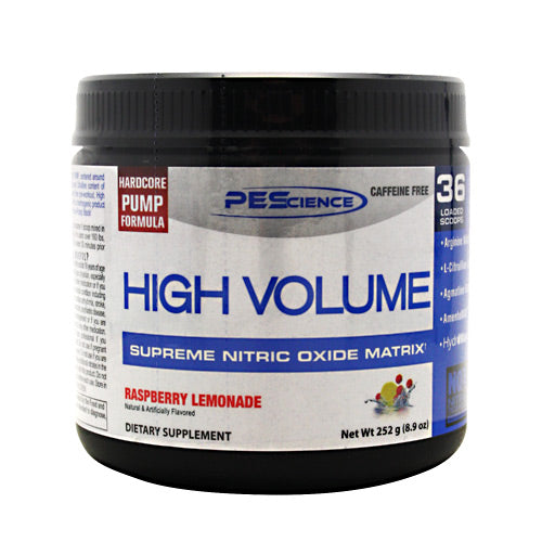 PEScience High Volume - Raspberry Lemonade - 18 Servings - 040232199417