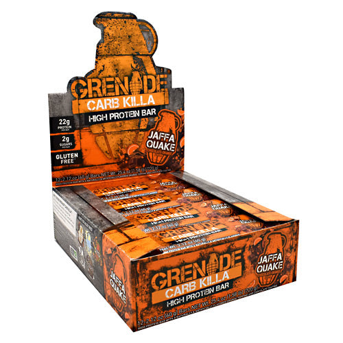 Grenade Carb Killa - Jaffa Quake - 12 Bars - 847534003196