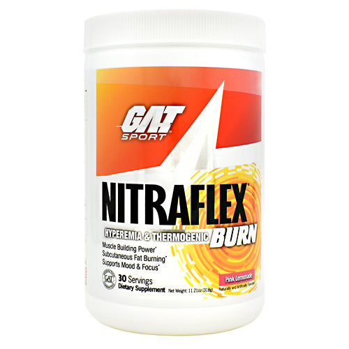 GAT Nitraflex Burn - Pink Lemonade - 30 Servings - 816170022298