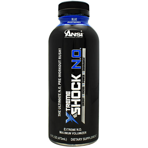 ANSI Xtreme Shock N.O. - Blue Raspberry - 12 Bottles - 689570409293