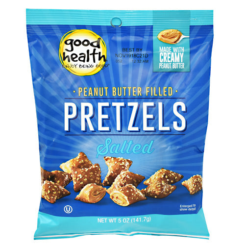 Good Health Natural Foods Peanut Butter Filled Pretzels - Salted Peanut Butter Petzels - 12 ea - 20755355001007