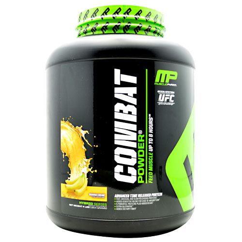 MusclePharm Hybrid Series Combat Powder - Banana Cream - 4 lb - 705105703961