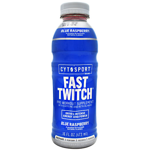 Cytosport Fast Twitch - Blue Raspberry - 12 Bottles - 00876063816250