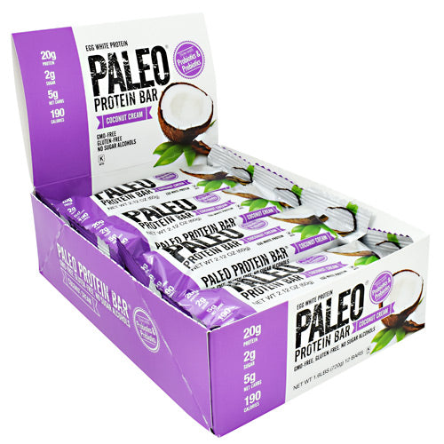 Julian Bakery Paleo Protein Bar - Coconut Cream - 12 Bars - 813926002993