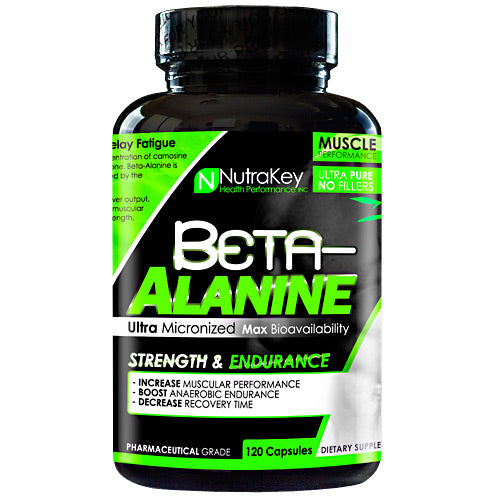 Nutrakey Beta-Alanine - 120 Capsules - 456352932436