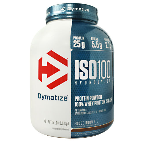 Dymatize ISO100 - Fudge Brownie - 5 lb - 705016500406