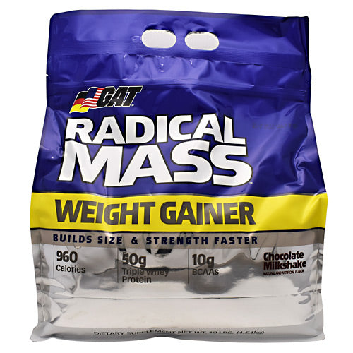 GAT Radical Mass - Chocolate Milkshake - 10 lb - 859613000026