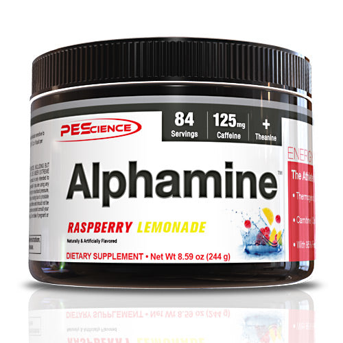 PEScience Alphamine - Raspberry Lemonade - 84 Servings - 040232199974