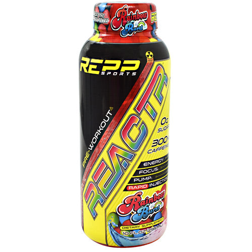 Repp Sports REACTR RTD - Rainbow Burst - 12 Bottles - 854531008253