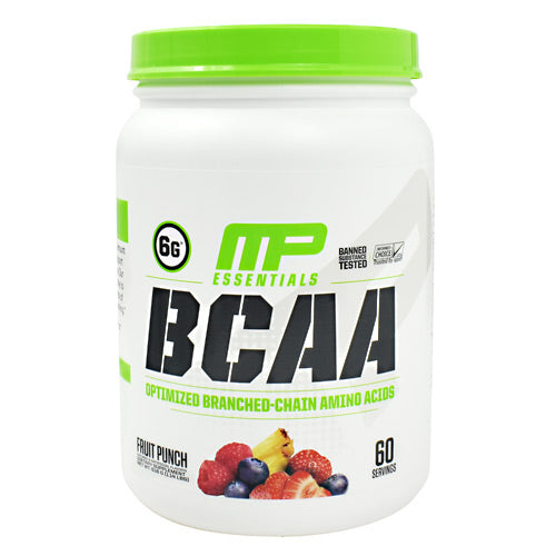 MusclePharm Essentials BCAA - Fruit Punch - 60 Servings - 851387008208