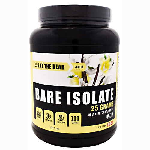 Eat The Bear Bare Isolate - Vanilla - 2 lb - 793573093363