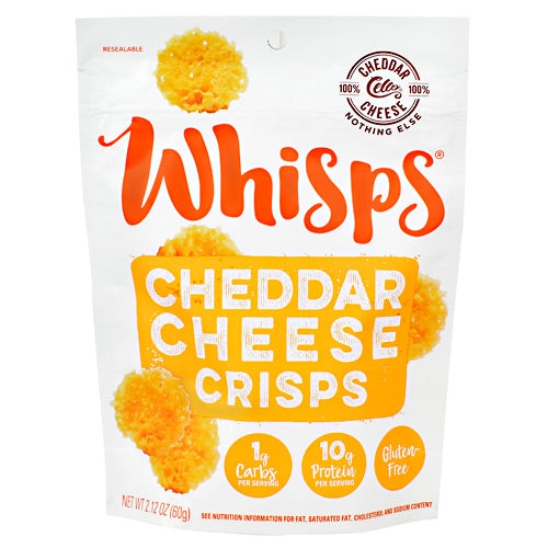 Schuman Cheese Whisps Cheese Crisps - Cheddar - 12 ea - 10088231413209