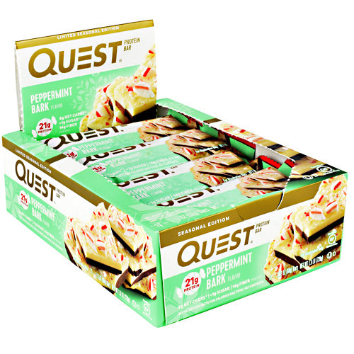 Quest Nutrition Quest Protein Bar - Peppermint Bark - 12 Bars - 888849007653