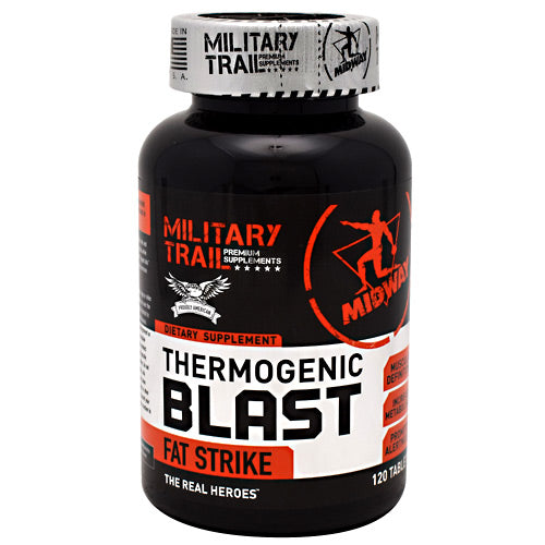 Midway Labs Military Trail Premium Supplements Thermogenic Blast - 120 Tablets - 813236021523