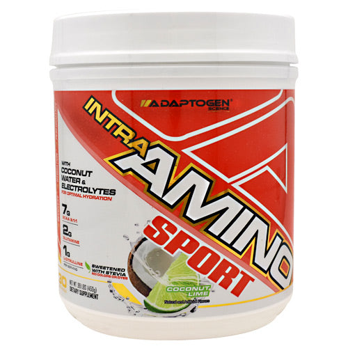 Adaptogen Science Intra-Amino Sport - Coconut Lime - 30 Servings - 864313000405