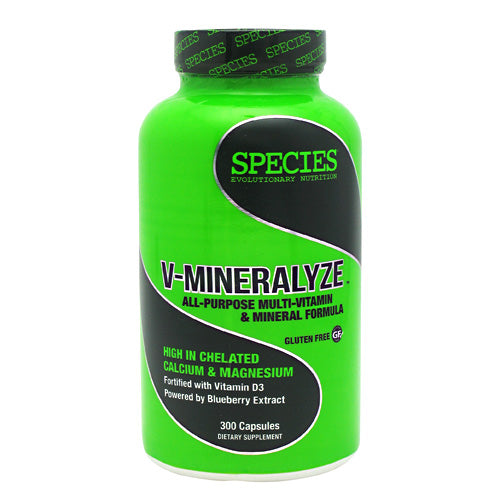 Species Nutrition V-Mineralyze - 300 Capsules - 855438005956