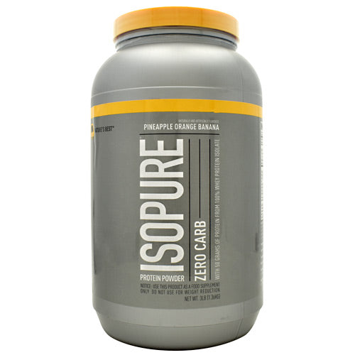 Natures Best Zero Carb Isopure - Pineapple Orange Banana - 3 lb - 089094021931