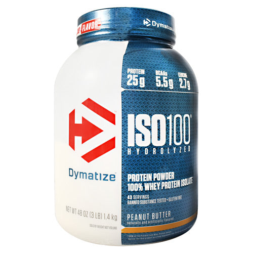 Dymatize ISO100 - Peanut Butter - 3 lb - 705016353347