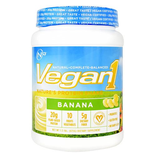 Nutrition 53 Vegan1 - Banana - 15 Servings - 810033011566