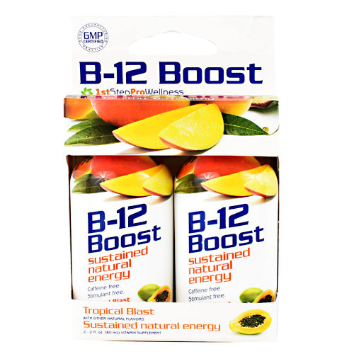 High Performance Fitness B-12 Boost - Tropical Blast - 2 Bottles - 673131102730