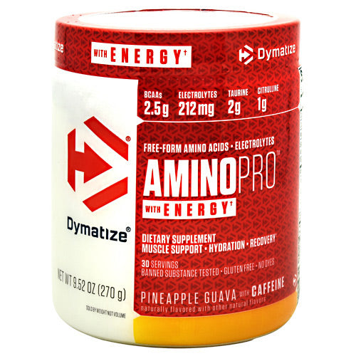 Dymatize Energy AminoPro - Pineapple Guava - 30 Servings - 705016180165