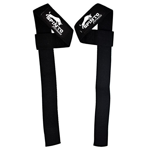 Spinto USA, LLC Basic Lifting Straps - Black - 1 Pair - 646341998714