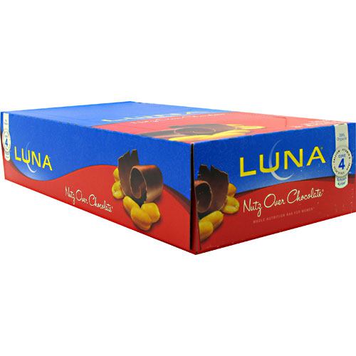 Clif Bar Luna The Whole Nutrition Bar for Women - Nutz Over Chocolate - 15 Bars - 722252203106