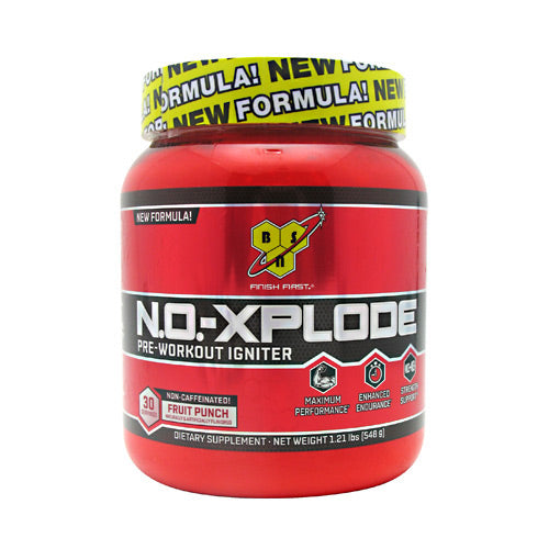 BSN N.O.-Xplode Caffeine Free - Fruit Punch - 30 Servings - 834266001972