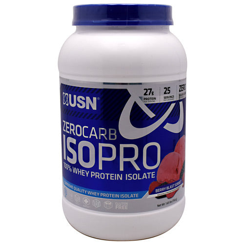 Usn Zero Carb IsoPro - Berry Blast Sorbet - 1.65 lb - 6009544903833