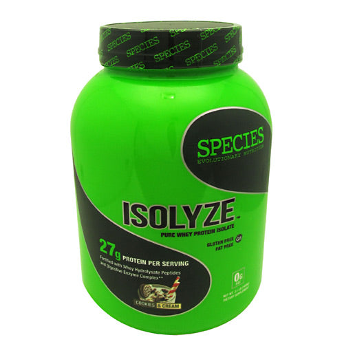 Species Nutrition Isolyze - Cookies & Cream - 44 Servings - 855438005215