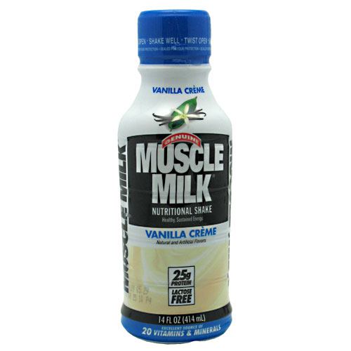 Cytosport Muscle Milk RTD - Vanilla Creme - 12 Bottles - 876063002226