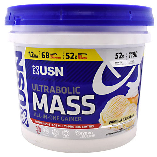 Usn Ultrabolic Mass - Vanilla Ice Cream - 12 lbs - 6009544900023