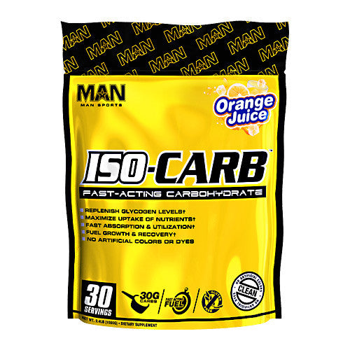 MAN Sports ISO-Carb - Orange Juice - 30 Servings - 853360006782