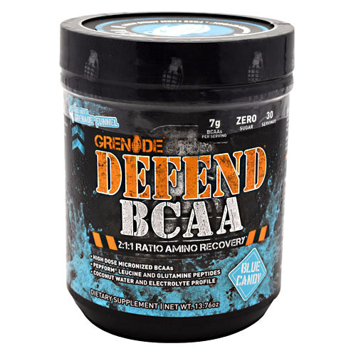 Grenade Defend BCAA - Blue Candy - 13.76 oz - 847534001277