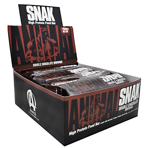 Universal Nutrition Animal Snak Bar - Double Chocolate Brownie - 12 Bars - 039442010995