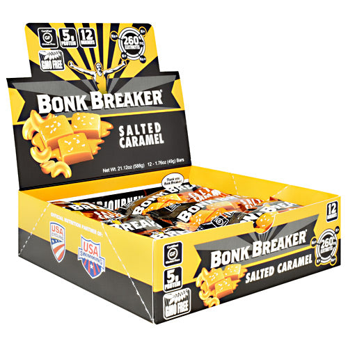 Bonk Breaker Energy Bar - Salted Caramel - 12 Bars - 040232220296