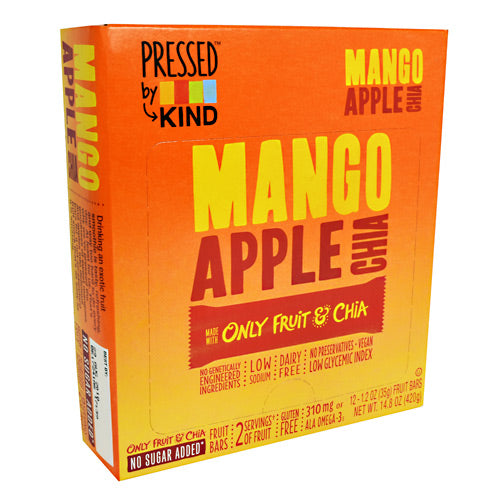 Kind Snacks Pressed Bar - Mango Apple Chia - 12 Bars - 602652242014