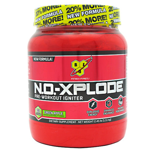 BSN N.O.-Xplode - Green Apple - 60 Servings - 834266001651