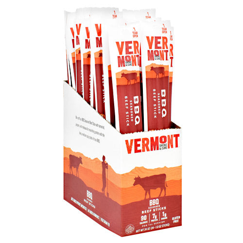 Vermont Smoked Meats Beef Sticks - BBQ - 24 ea - 606274325742