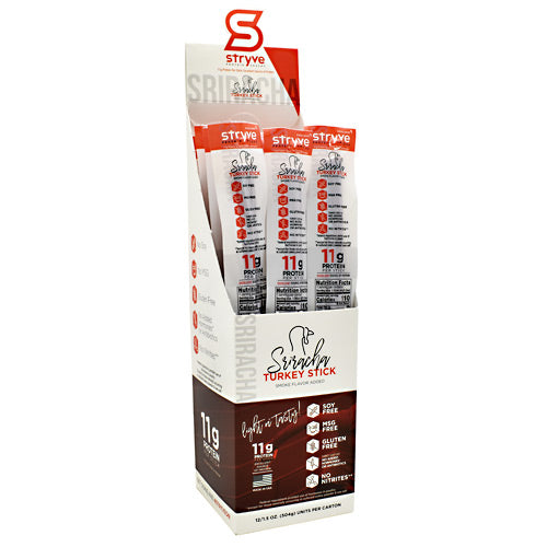 Stryve Foods Turkey Stick - Siracha - 12 ea - 856492007856