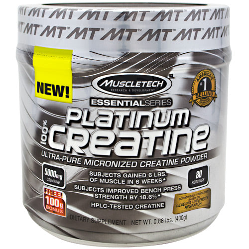 Muscletech Essential Series Platinum Creatine - Unflavored - 80 Servings - 631656705737