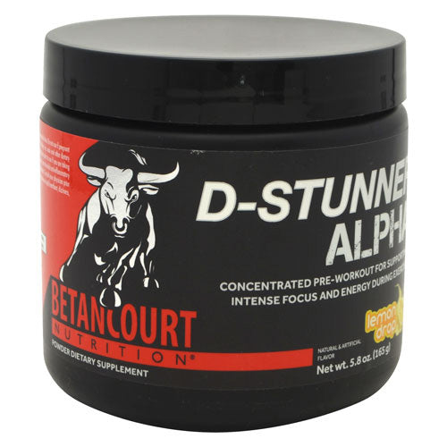 Betancourt Nutrition D-Stunner Alpha - Lemon Drop - 25 Servings - 857487005147