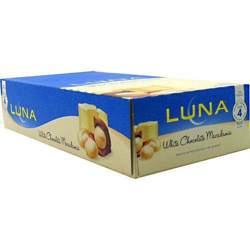 Clif Bar Luna The Whole Nutrition Bar for Women - White Chocolate Macadamia - 15 Bars - 722252200679