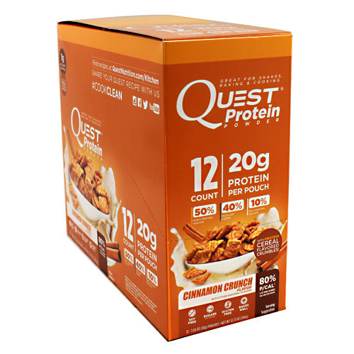 Quest Nutrition Quest Protein Powder - Cinnamon Crunch - 12 ea - 888849005253