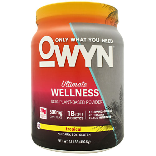 Only What You Need Plant Protein - Tropical - 14 Servings - 857335004605