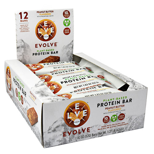 Cytosport Evolve Evolve Bar - Peanut Butter - 12 Bars - 660726526255