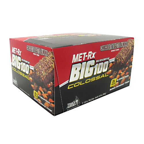 Met-Rx USA Big 100 Colossal - Chocolate Toasted Almond - 9 Bars - 786560557047